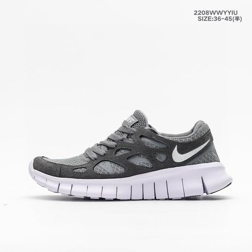 Cheap Nike Free Run 2 Running Shoes Men Women Grey-07 - Click Image to Close